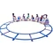 Fiberglass Family Track Train For Playground